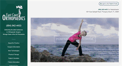 Desktop Screenshot of eastcoastortho.com